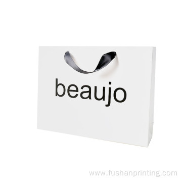 Custom Printing White Beaujo Paper Bag For Wine